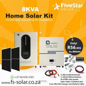 8kVA Home Solar Kit (4 Panel)
