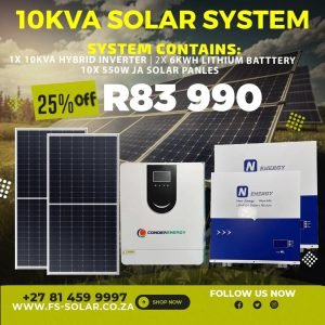 10kVA Solar System (Dual Battery)