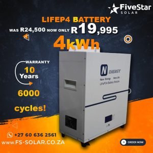 4kWh LiFePO4 Battery