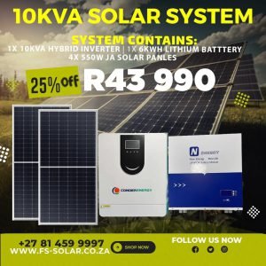 10kVA Solar System (4 Panel)