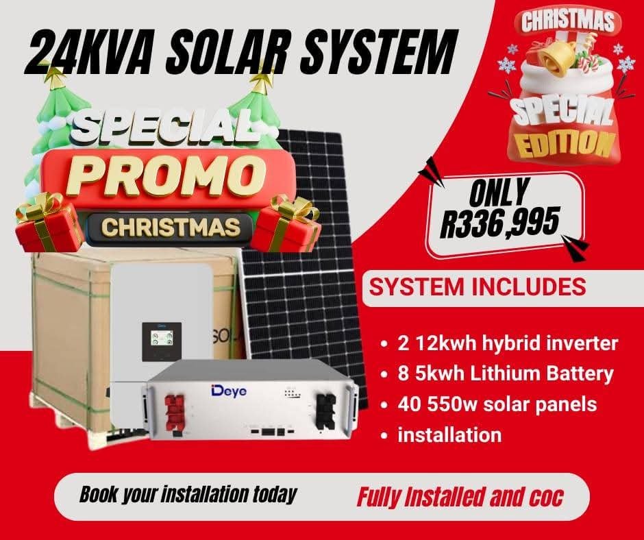 24kVA Solar System — Christmas Promo